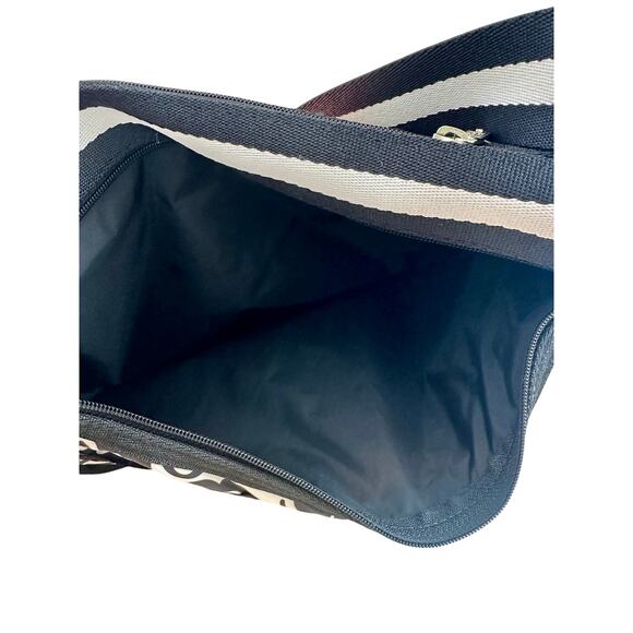 LeSportsac Black White Crossbody satchel Preowned - Picture 4 of 6